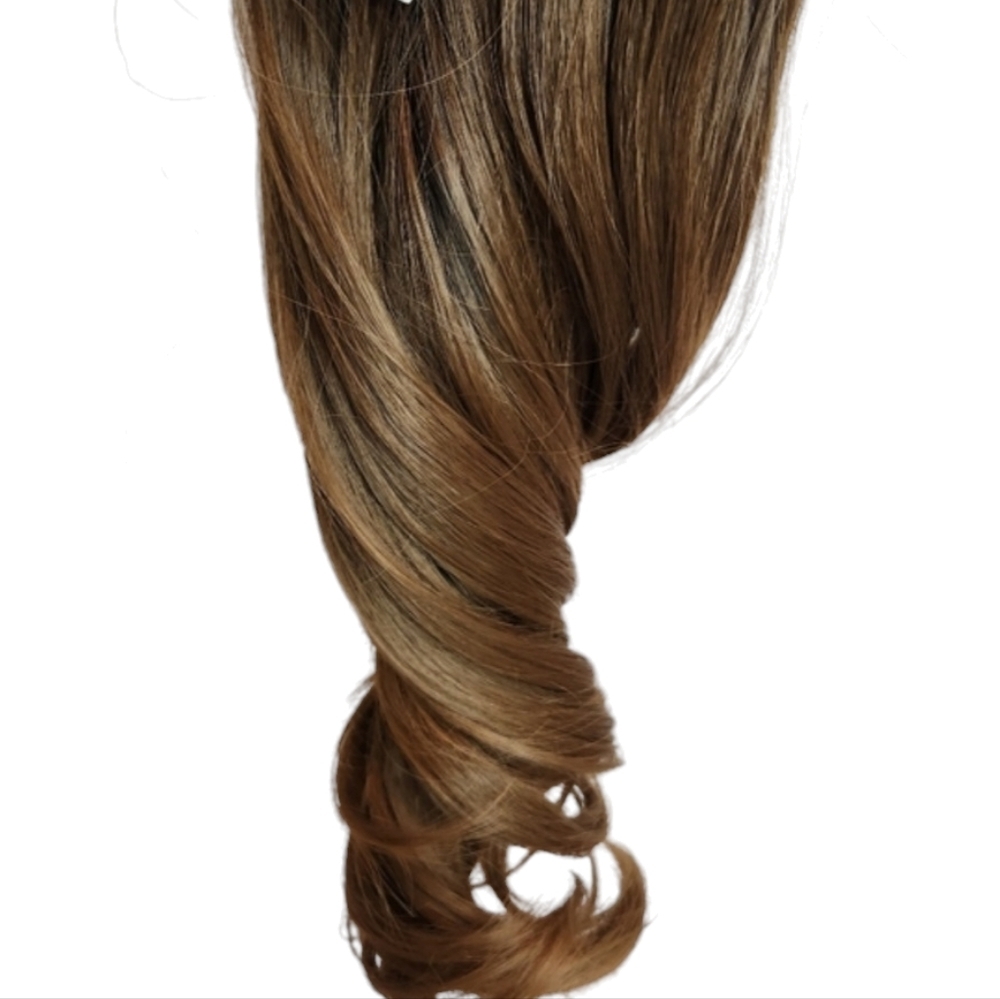 NWT! 14" HIARA HALO HAIR EXTENSIONS Auburn/Brown invisible wire and seamless